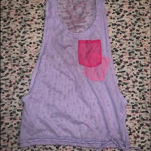 S/M Zumba mesh top. Read description!